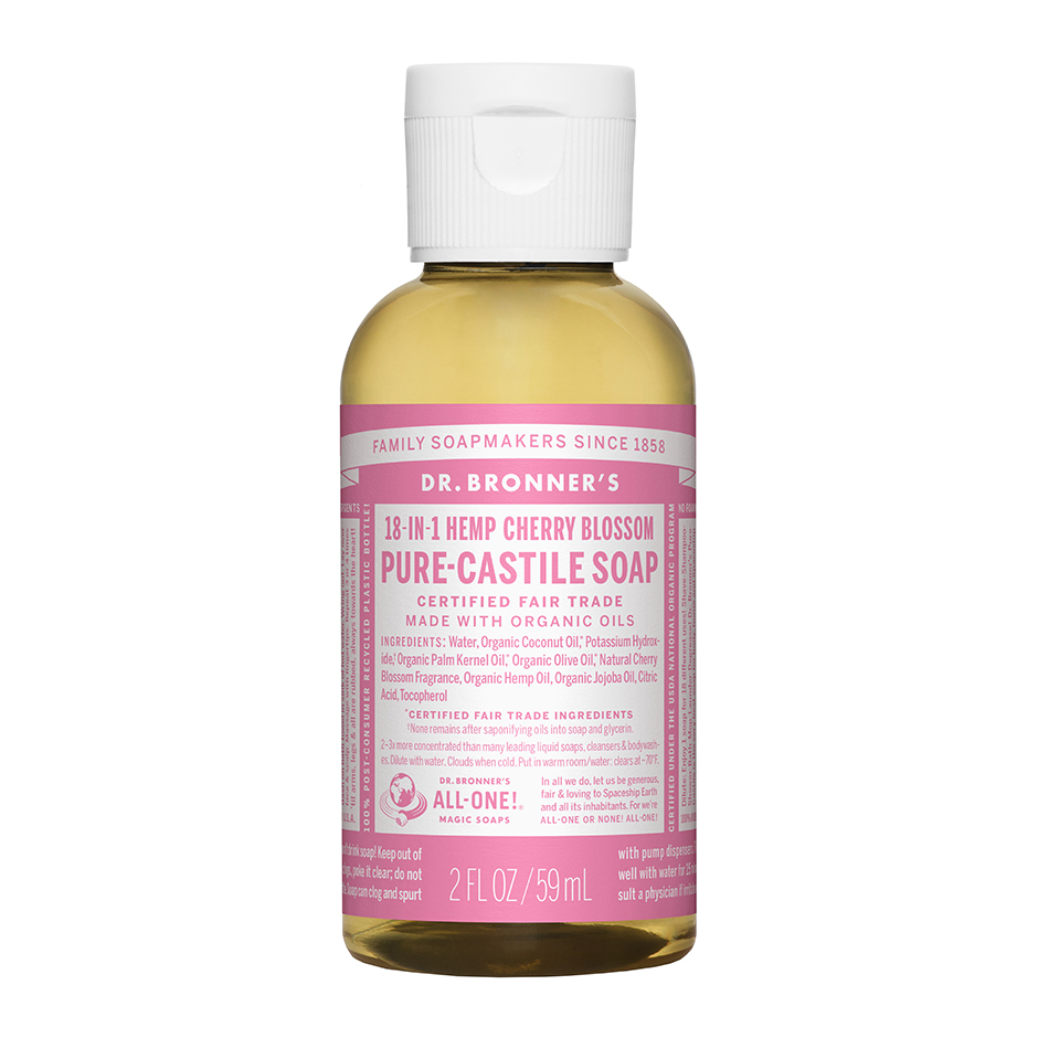 Dr. Bronner's Pure Castile Liquid Soap Cherry Blossom - 60 ml
