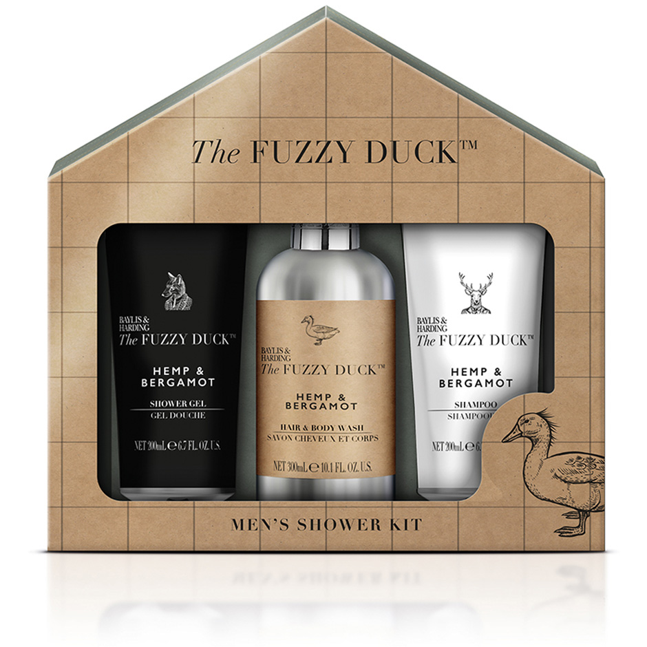 The Fuzzy Duck Men's Hemp & Bergamot, 700 ml Baylis & Harding Kylpytarvikkeet