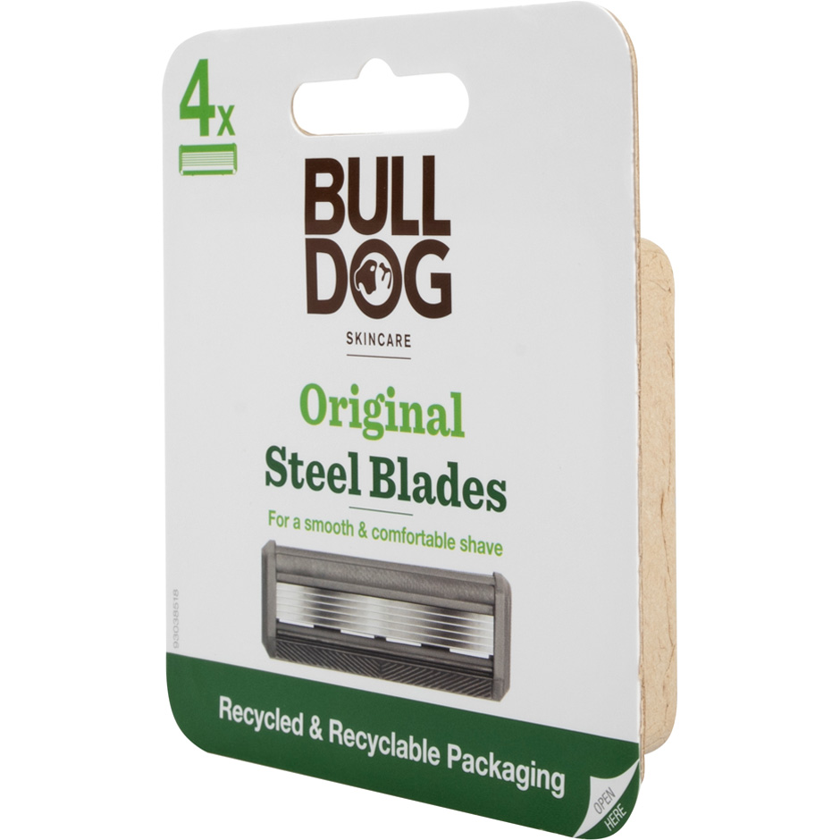 Bulldog Skincare for Men Original Steel Blades, Bulldog Partahöylät ja partaterät