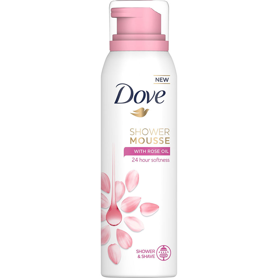 Shower Mousse Rose Oil, 200 ml Dove Suihkugeelit