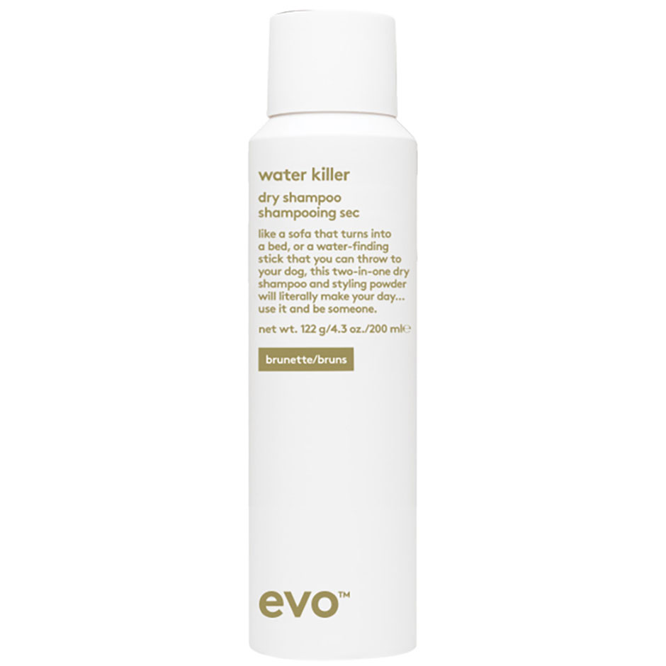 Water Killer Dry Shampoo Brunette, 200 ml evo Kuivashampoot