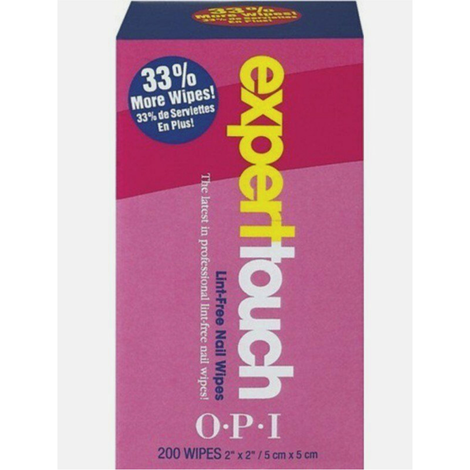 OPI Experttouch Remover Lint-Free Nail Wipes, OPI Kynsilakan poisto