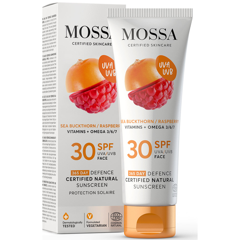 365 Days Defence Certified Natural Sunscreen, 50 ml MOSSA Aurinkosuojat