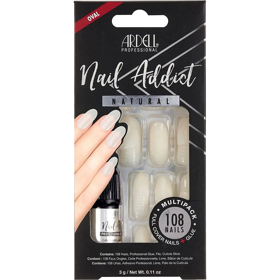 Nail Addict Natural Multipack, Ardell Irtokynnet