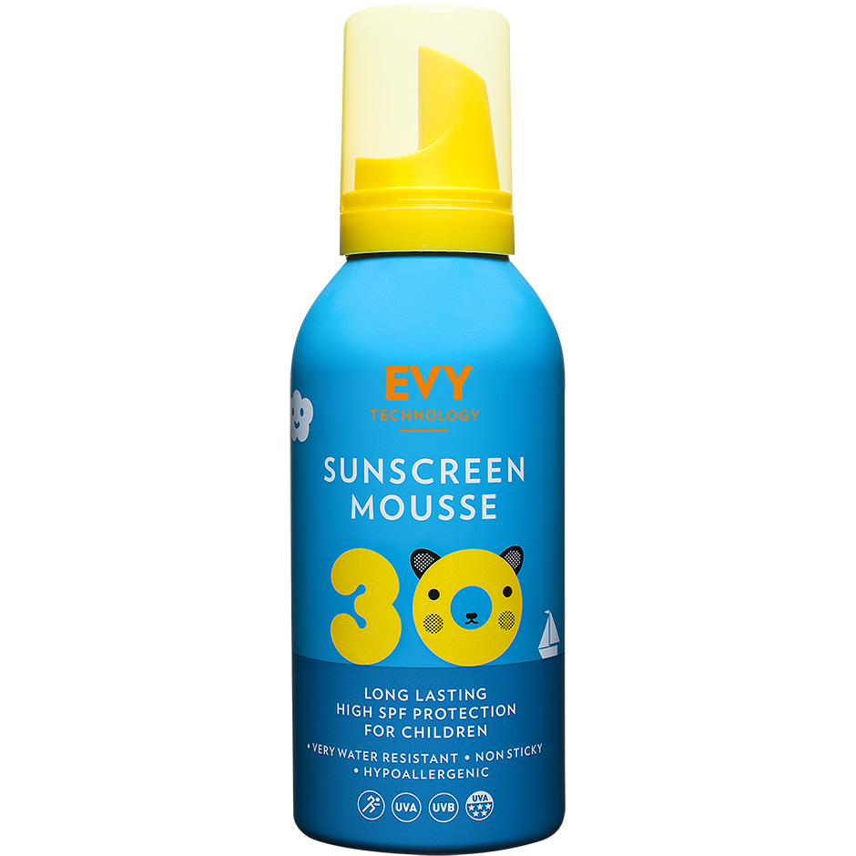 EVY Sunscreen Mousse Kids 30 SPF, 150 ml EVY Technology Aurinkosuoja lapsille