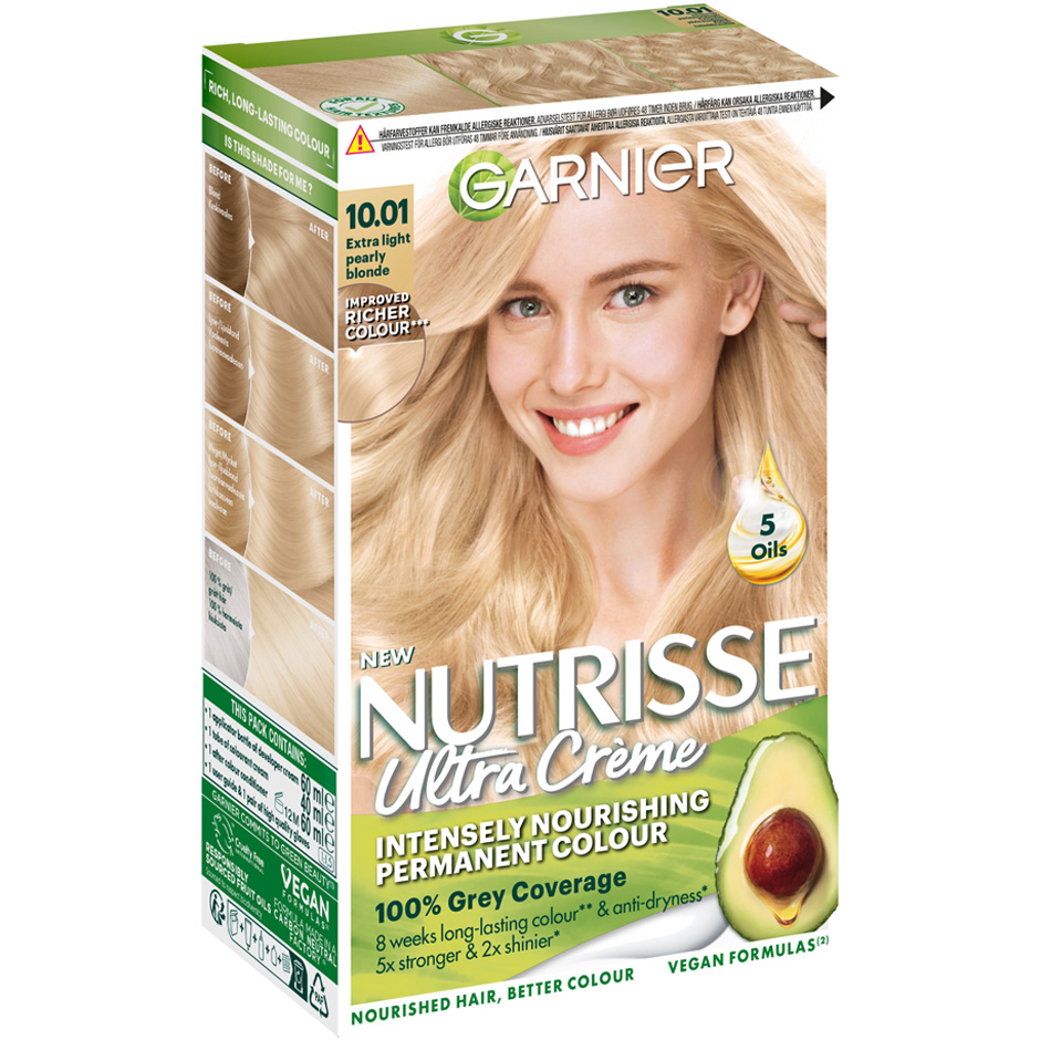 Garnier Nutrisse Extra Light Pearl Blond, Garnier Hiusvärit