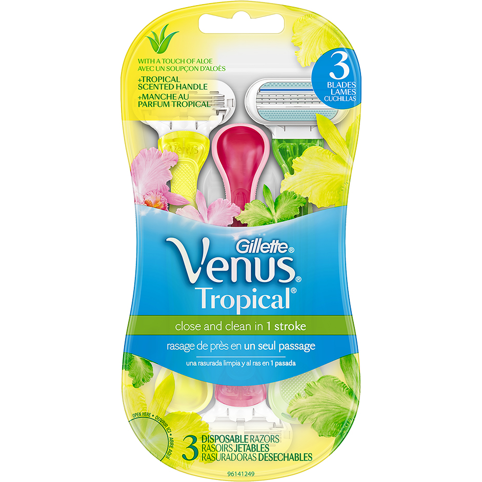 Venus Tropical, Gillette Partahöylät ja partaterät